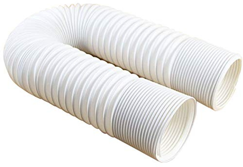 5 Inch Diameter Intake/Exhaust Hose | PVC Extend Vent Hose for Portable Air Conditioner Replacement Hose，Counterclockwise Installation Direction(Length 59 Inch)