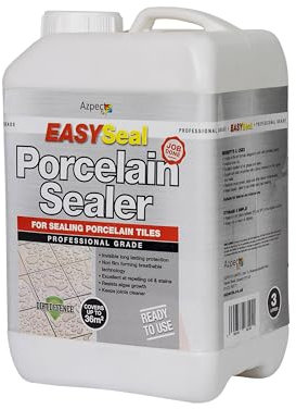 EASYSeal - Porcelain Sealer. Ready to Use Tile & Paving Sealant. 3L Tile Sealer for Floor, Wall, Paths & Patio. Waterproof PorcelainFloor and Wall Sealant.