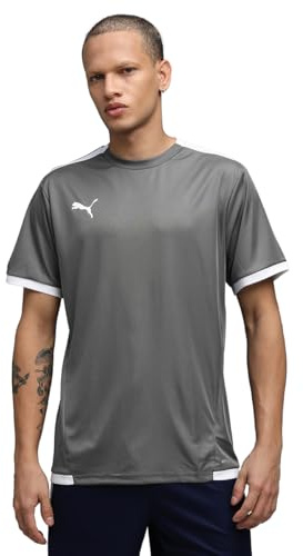 Puma Uomo Shirt, Regular, Pelle, Smoked Pearl - Puma White, S