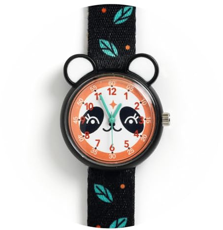 DJECO LBR Panda n'applique Pas de Montres d'apprentissage, Multicolore (50428)