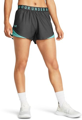 Under Armour UA Golf Short Bermudas deportivas de golf para niño, cómodos y elásticos pantalones cortos de deporte, color azul medianoche/gris halo