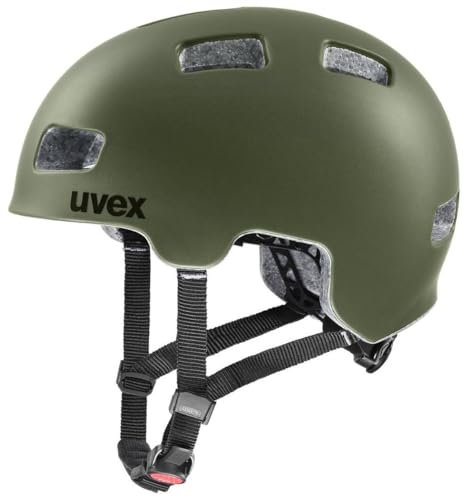 uvex hlmt 4 cc - Leichter Fahrradhelm für Kinder - individuelle Größenanpassung - waschbare Innenausstattung - Forest matt - 55-58 cm