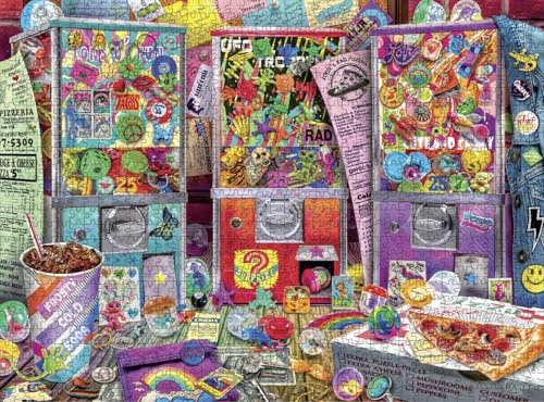 Buffalo Games - Aimee Stewart - Pizza and Pocket Change - 1000 Piece Adult Challenging Jigsaw Puzzle Perfect for Game Nights - Finished Puzzle Size 26.75 x 19.75