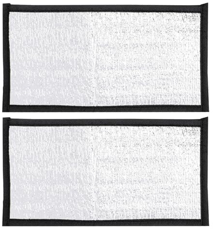 iplusmile Tappetini Riscaldanti per Rettili 2 Pezzi Pellicola Isolante Riflettente 68x30 Cm, Cuscinetto Termico Portatile per Terrari Piccoli Animali Domestici Come Lucertole, Serpenti