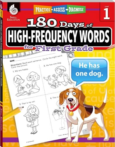 180 Days™: High-Frequency Words for First Grade: Practice, Assess, Diagnose