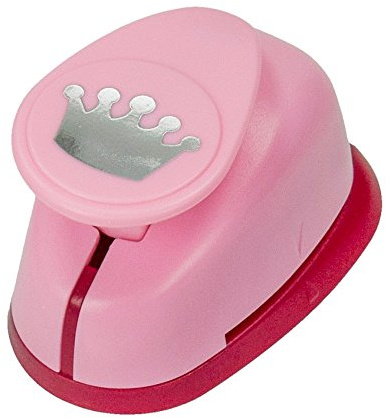 efco 1791508 Krone Motivstanzer M, Kern: Metall, rosa, 7,5 x 5 x 5 cm