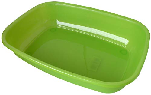 Aimé | Katzenklo klein 43x31x10 cm | Zufällige Farbe | Leichte und Praktische Katzentoilette mit Abgerundeten Rändern | Katze | Großes, hygienisches und leicht zu reinigendes Katzenklo