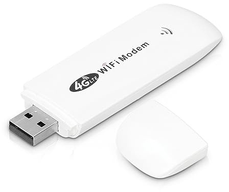 USB Adapter, 150mbps 4G LTE TDD FDD GSM Mini Router with LED Indicated, Modem Dongle with SIM Card Slot, Up to 10 User, for 7/8/10, for Vista, for OS X, for Android, for