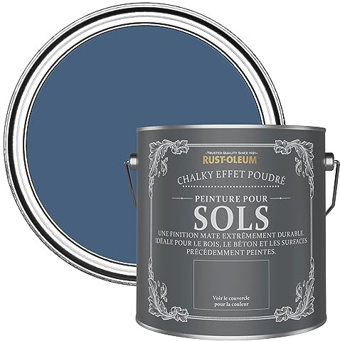 Rust-Oleum Blue Scratch-Proof Floor Paint in Matt Finish - Ink Blue 2.5L