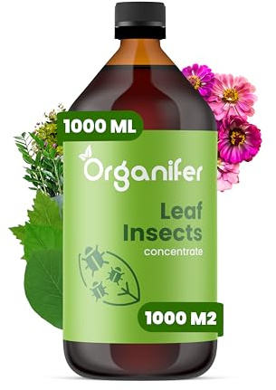Concentré Pour Feuilles De Plantes - 1L = 1000m2 - Insectes | Catégorie Biostimulant - Pour Plantes D'Intérieur - Pour Jardin - Rosiers - Fleurs - Légumes - Fruits - Organifer