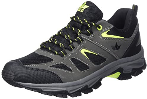 Lico Unisex Lismore Traillaufschuhe, grau/schwarz/Lemon, 39 EU