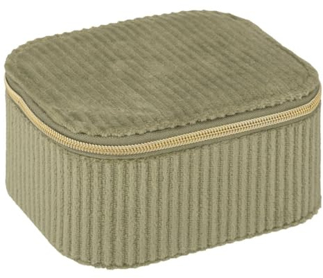 Atmosphera - Boîte à bijoux Enya - papier - vert - 11x5-5 cm