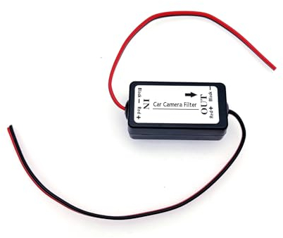 JZK Auto Rückfahrkamera Gleichrichter zum Lösen des Bildschirmflimmerns, Auto Rückkamera Gleichrichter für VW, Volkswagen, für Skoda, für Audi, für BMW, Rückfahrkamera, Auto Rückwandkamera Power