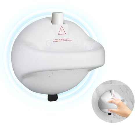 Hertzborn Upgraded Shower Grab Bar, Grab Bars for Bathtubs and Showers, 418 Pounds Extra Strong Suction Shower Handle, Safety Sturdiness Handicap Grab Bars, Shower Handles for Elderly/Seniors, White