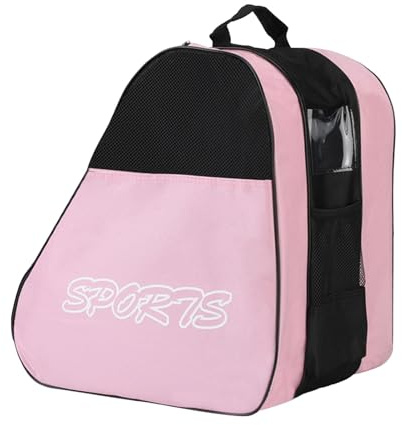 Sac à chaussures de ski pour enfants - Sac à patins à roulettes - Sac pratique pour patins à glace - Sac de hockey sur glace - Sac élégant pour patins à roulettes et accessoires - Sac triangulaire