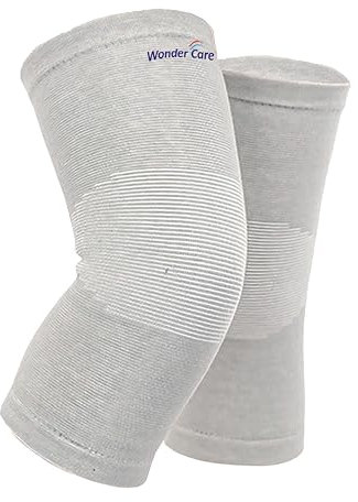 Wonder Care Manchons en bambou pour genoux pour hommes/femmes, soutien pour la course, la salle de sport, le badminton,les sports, compression|Genouillère parfaite pour soulager la douleur-1Pair(XXL)