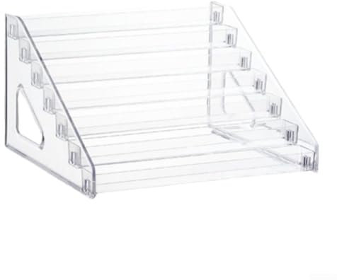 Elégant étagère échelle multicouche pour exposer des cosmétiques, des figurines et des pièces décoratives, facile à réorganiser (7 niveaux)