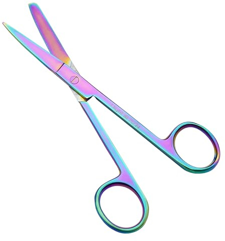 First Aid Scissors, Bandage Tough Cut Tuff-Cut Trauma Medical Shears for Nurses, Paramedics Doctors Theatre, Hospitals, Veterinary, Firefighter, Rescue, Home (Single Blunt Ended 5.5 Inches)