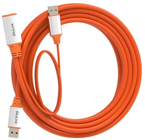OkyLink Active USB 3.2 Gen 2 Extension Cable 10Gbps 10Gbps, 15ft