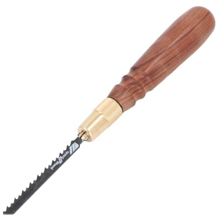 BONKZEBU Modellbau-Handsägen-Set, Abnehmbare Mini-Handsäge und 5 Klingen für die Holzbearbeitung, Mini-Säge-Set für die Holzbearbeitung, Modelliersäge mit Messingfutter