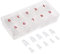 500pcs Unghie Finte Adesive in Acrilico Ricostruzione Unghie trasparenti Artificiale Falsi Unghie da Donna per Saloni di Manicure Unghie in 10 taglie con Scatola Arte Nail Tips