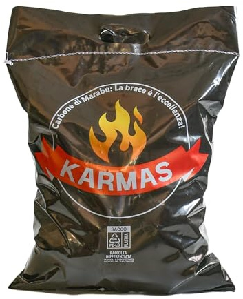 KARMAS - Carbone per Barbecue. Sacco da 5 KG
