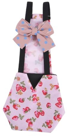 rockible Wiederverwendbare Windeln für Entenküken, Windeln für Hühner, waschbare Windeln für Vögel, Gänsekleidung für Enten, Dunkelrosa