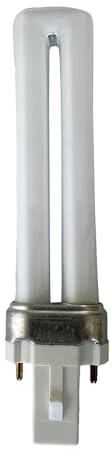 NCC-Licht Kompaktleuchtstofflampe 9W G23 2-Pin 827 | 600 Lumen | 2700K Warmweiß | Energiesparlampe für Leuchten mit G23 Sockel