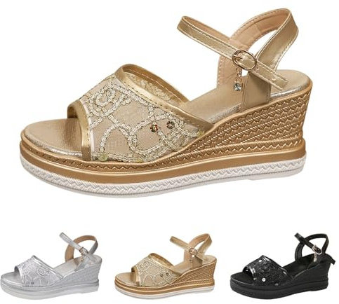 Kilsandaler damer, eleganta sommarsandaler, platå, muffinssandaler, tjocka sulsandaler, mjuk fotbädd, fritidsskor, moderna sportsandaler, remsandaler, damer med kilklack