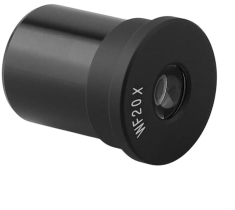 Biological Microscope Wide Angle Eyepieces WF5X WF10X WF15X WF16X WF20X WF25X Optical Lenses for 23.2mm Tube Instruments (WF20X/10)