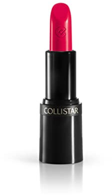 Collistar Rossetto Puro, n.104 Rosa Lampone, Colore puro e aderente per labbra idratate e rigenerate, Texture cremosa e confortevole, Finish satinato, 3.5ml