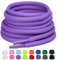 Puzeam 2 Pairs Oval Shoe Laces, 6mm Half Round Shoelaces for Sneakers, Trainers, Running Shoes Purple 120
