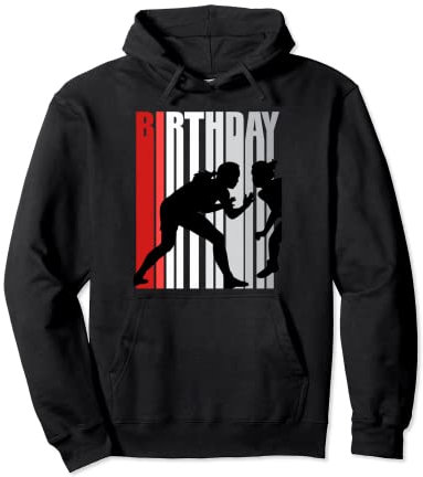 Kinder-Gürtel, Retro, für Geburtstag, Sport, Rot Pullover Hoodie