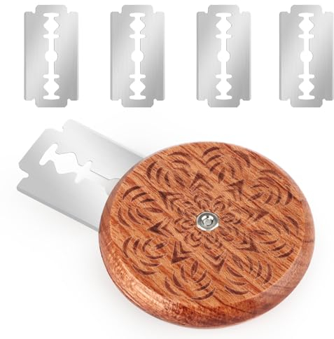 MXTIMWAN Taglierino per Pane, Lama Pane con 5 Lame, Lametta per Pane Taglia, Lama Bread Taglierino, Coltello da Panettiere per Impasto, Strumento di Taglio per Tagliare il Pane