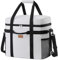 Lifewit Nevera Portatil 40L, Bolsa Termica Grande, Cooler Bag Plegable con múltiples asas, Bolsa Nevera Porta Alimentos para Hombre & Mujer, Porta Alimentos para Picnic, Camping, Barbacoa, Gris Seda