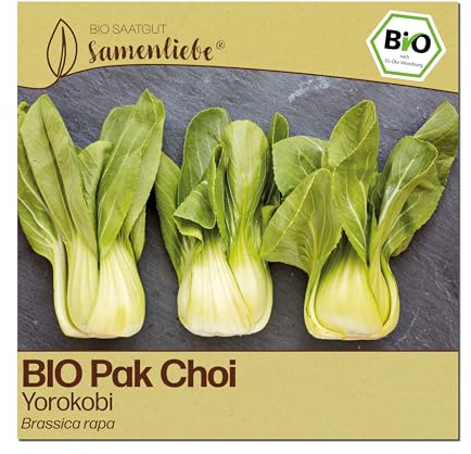 Samenliebe BIO Pak Choi Samen | Yorokobi - Chinakohl - Asia-Kohl - samenfestes BIO Saatgut