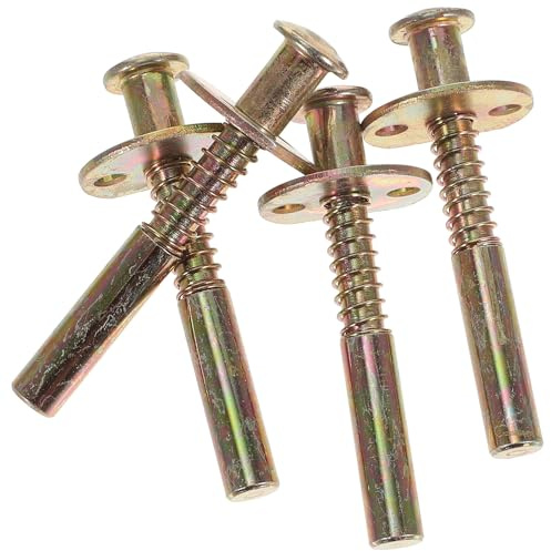 MUCKLILY Loquets à Ressort pour Lit Bébé 4 Pièces en Acier Résistant la Corrosion, Accessoires de Sécurité pour Berceau et Lits Tout-Petits