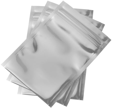 CRAFTHROU Sacchetti Antistatici Traslucidi Colore Casuale 100 Buste di Schermatura in Cpp e Pet, Resistenti All'umidità, per Conservazione Sicura per Chip e Schede