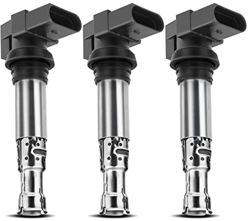 Frankberg 3x Bobina di accensione Modulo di accensione compatibile con A1 A2 A3 Golf IV V VI III Polo T.i.u.a.n Toledo Fabia Superb II Sostituzione# 036 905 715