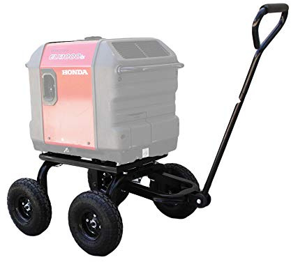 Custom Install Parts All Terrain Wheel Kit Set FITS fitted for Honda EU3000is Generator (Swivel Wagon Style Axle, Pneumatic Tires)