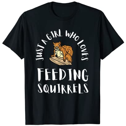 Squirrel Feeder Bird Watching Wildlife Scout T-Shirt