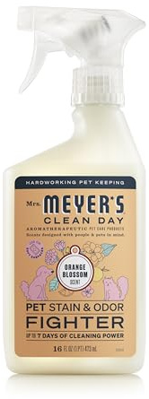 Mrs. MEYER'S CLEAN DAY Pet Stain & Odor Fighter, Orange Blossom Scent, 16oz