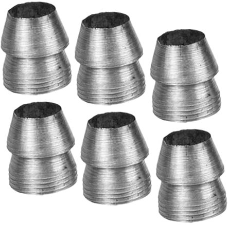 Gogogmee 6st Gartengeräte Nagelknipser Metallkeil Für Hammer Hammerinstallationszubehör Kegelkeile Für Verstärkender Keil Hammerstielkeil Eiserner Axtkeil Keil Für Werkzeug Grey Eisen