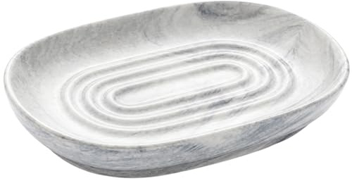 Xgvzs 1 st keramisk tvålskål tvål hållare tvålbricka skål oval behållare håll tvålen torr för badrum handfat köksbänk (grå)