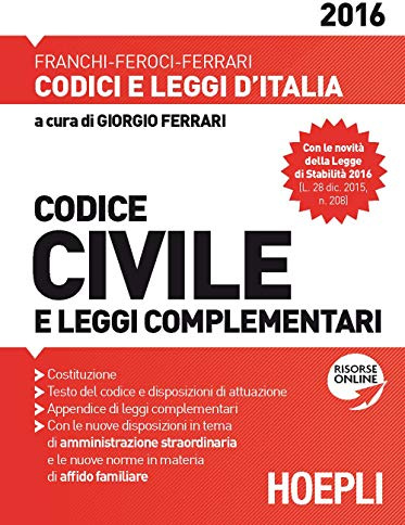 Codice civile e leggi complementari
