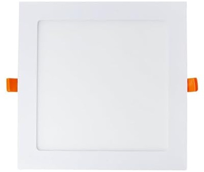 G.W.S® 3W Ultra Thin Square LED Recessed Flat Panel Downlight Ceiling Light Warm White (3000K), LED Driver Included