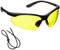 voltX 'CONSTRUCTOR' Bifocal Safety Glasses (Yellow +3.5 Dioptre) UKCA & CE EN166F certified, UV400 Anti-Fog Lens, Cycling Sports, With Safety Cord