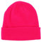 SHIPITNOW Neon rosa Herren oder Damen Wintermütze Einfarbig - Basic Strickmütze ohne Bommel - 100% Acryl Beanie- Einfaches und klassisches Mützen ohne Marke - Einheitsgröße