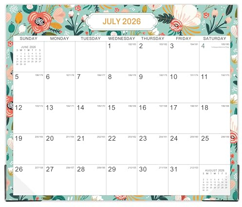 2026-2027 Magnetic Calendar - 2026-2027 Calendar for Refridgerator from Jul.2026 - Dec.2027, Fridge Calendars 18 Month, 11.2x13'', Tear-off Pad, Large for Refrigerator