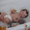 Zero pam Reborn Baby Vollsilikon Lebensecht 45 cm Waschbare Puppen Mit Haaren Babypuppe Wie Echtes Baby Silikon Baby Mädchen Echt Aussehende Babypuppen